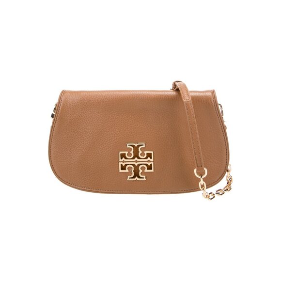 Tory Burch Handbags - B-5. Tory Burch Crossbody Convertible Britten Bag Brown